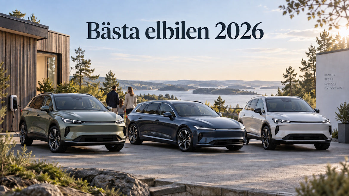 Bästa elbilen 2026 – 7 familjebilar jämförda | Evolio