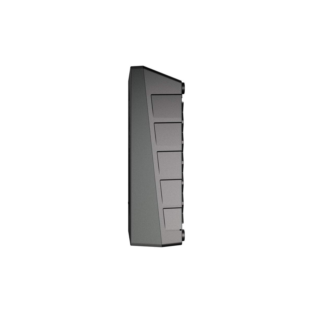 Zaptec Go laddbox i Rock Grey sedd från sidan