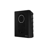 Zaptec Go laddbox i Asphalt Black sedd från vinkel