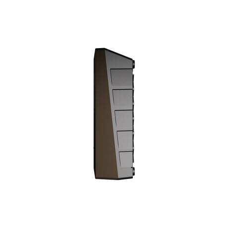 Zaptec Go laddbox i Wood Brown sedd från sidan
